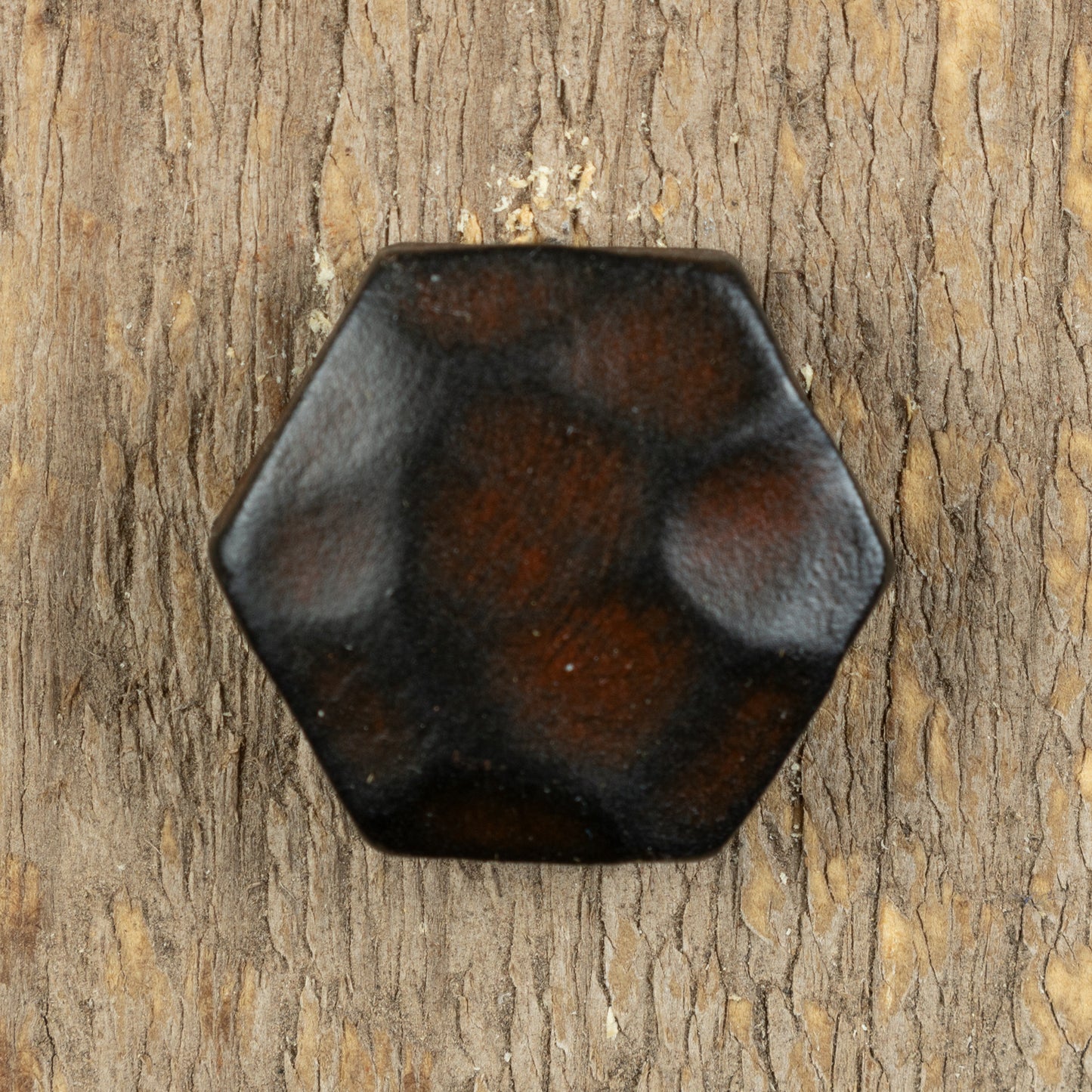 Perno de cabeza hexagonal martillado de 1/2" de diámetro