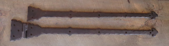 Moorish Revival Wrought Iron XL Functioning Hinge Strap