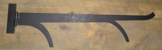 Scandinavian Wrought Iron Functioning Hinge Strap