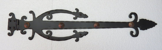 Load image into Gallery viewer, Medieval Wrought Iron Functioning Hinge Strap
