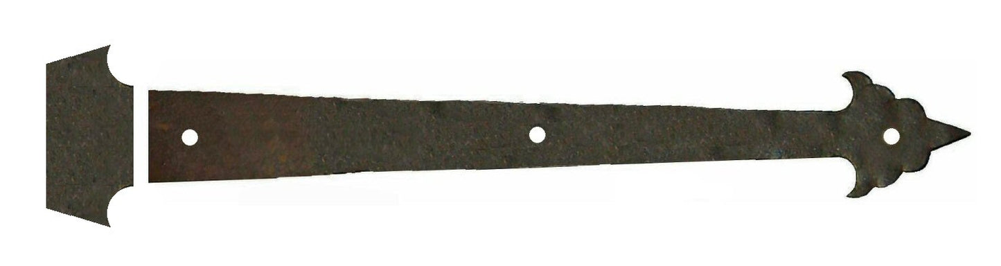 Early American Iron Functioning Hinge Strap