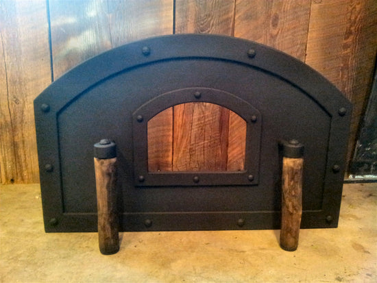 MD-206-A Transitional Arched Freestanding Pizza Oven Door