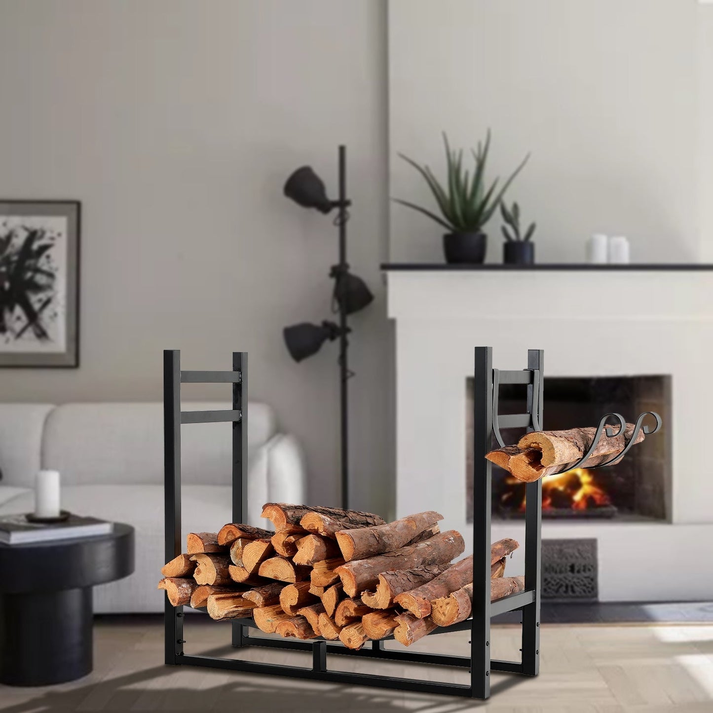 Modern Firewood Rack