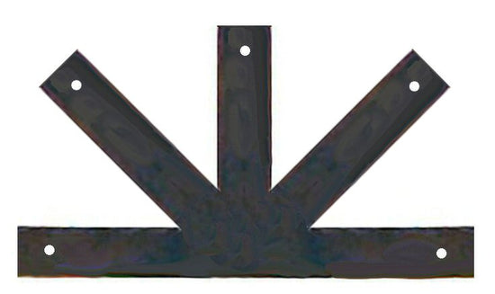 Plain Straight Iron Center Plate
