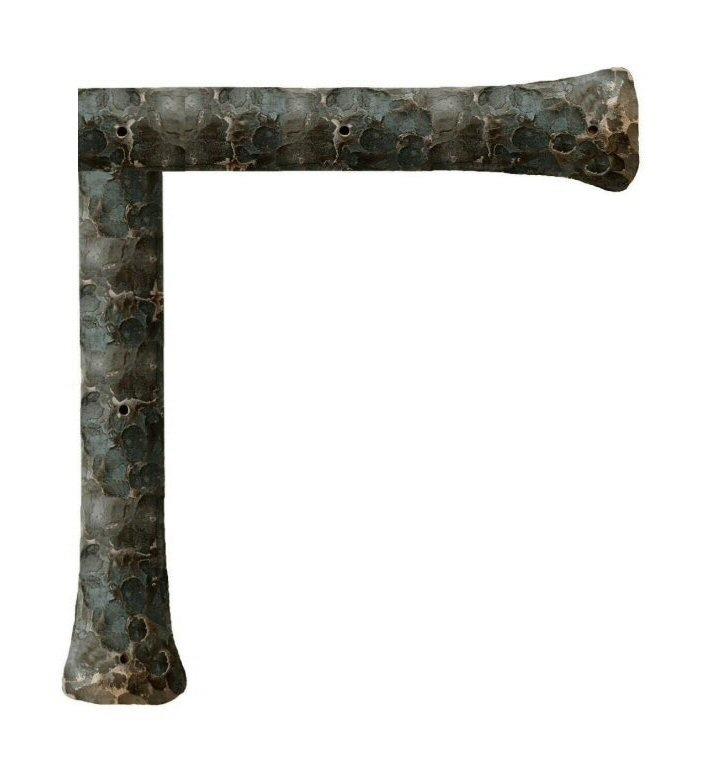 Traditional Tuscan Iron "L" Plate