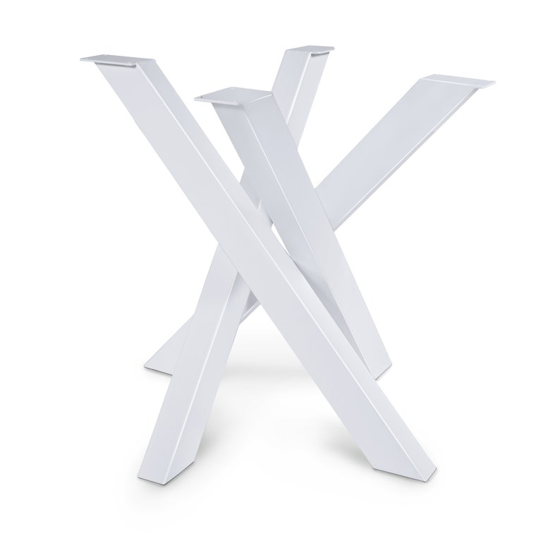 Table Base Orion table legs cross frame table runners steel metal dining table desk conference table