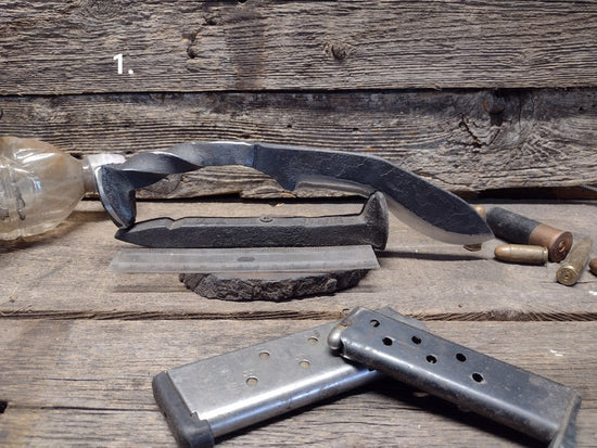 Hand Forged Railroad Spike Knives Collectible Knives Gift