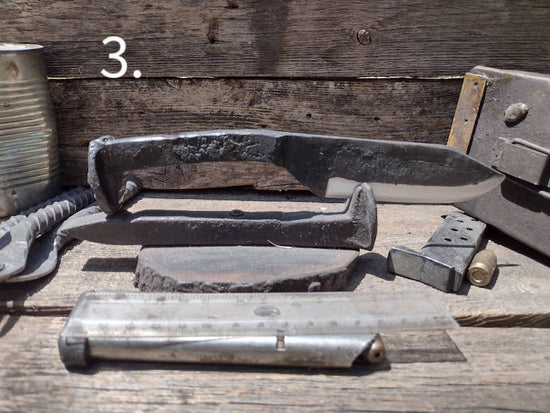 Hand Forged Railroad Spike Knives Collectible Knives Gift