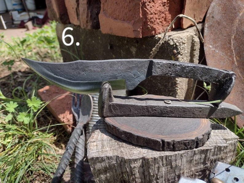 Hand Forged Railroad Spike Knives Collectible Knives Gift