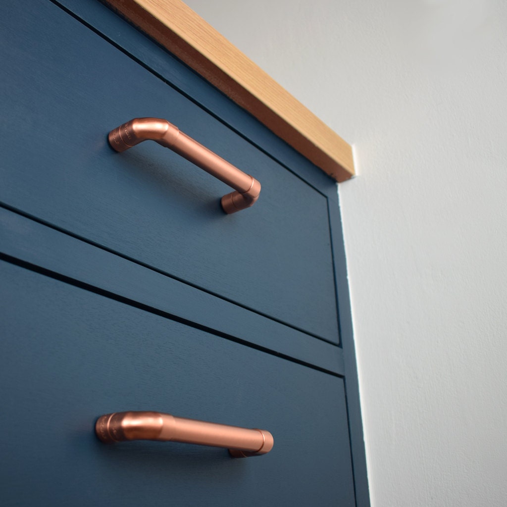 Modern Copper Cabinet Handle – Old West Iron