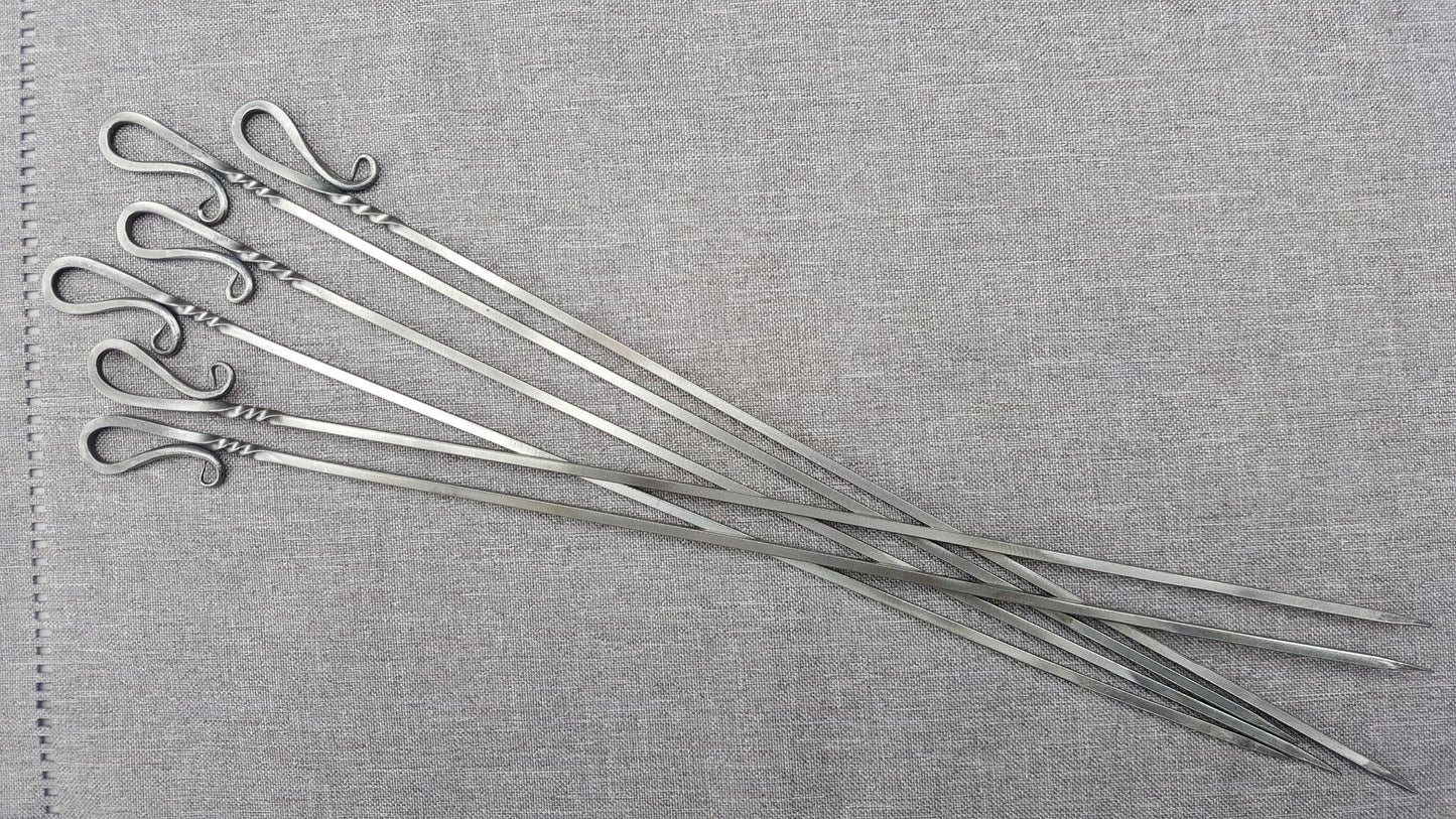 Metal Shish Kabob Skewer Set Home Accessary