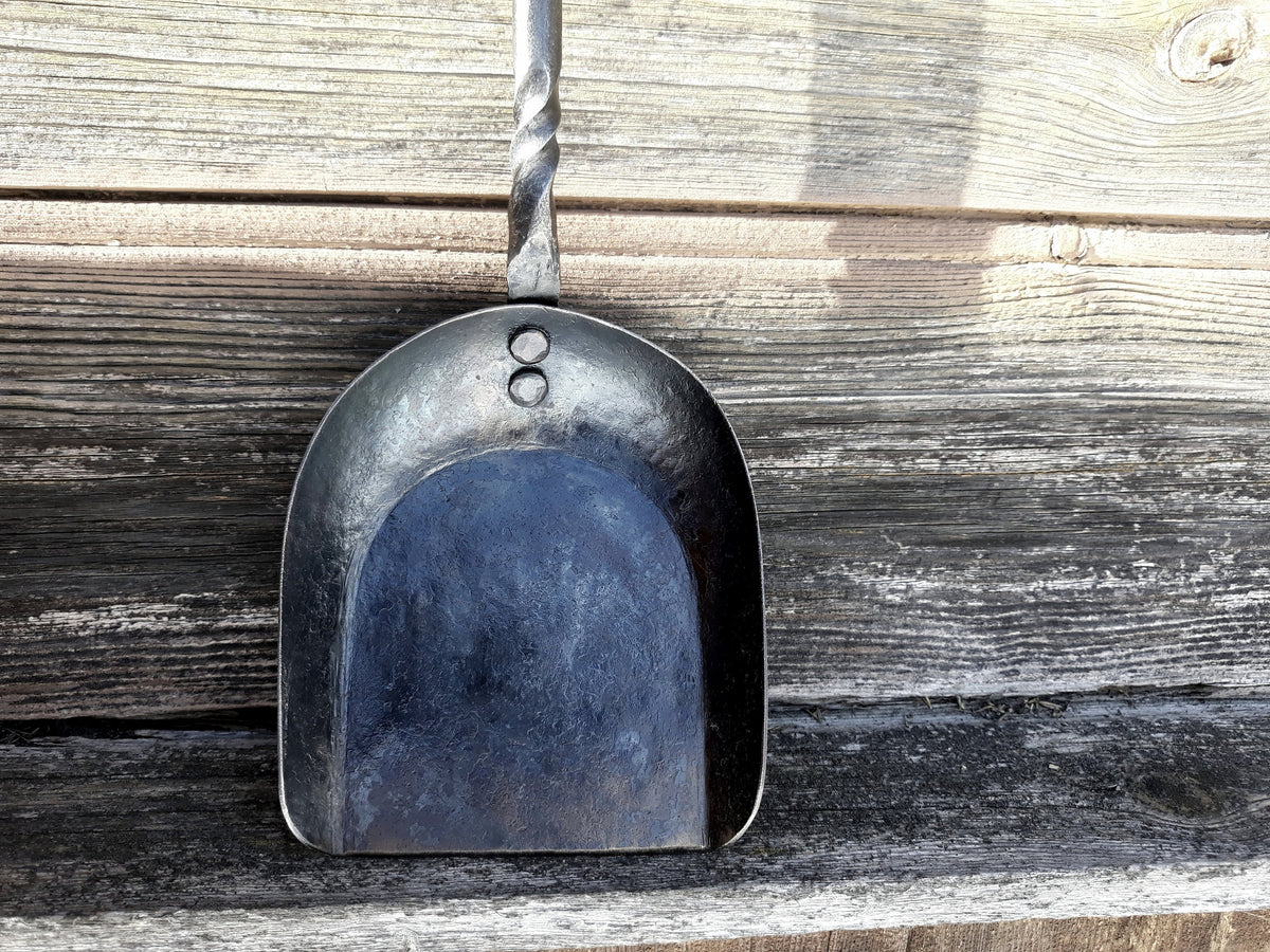 Hand Fire place Shovel Fireplace Tools Wrought Ash Shovel Black