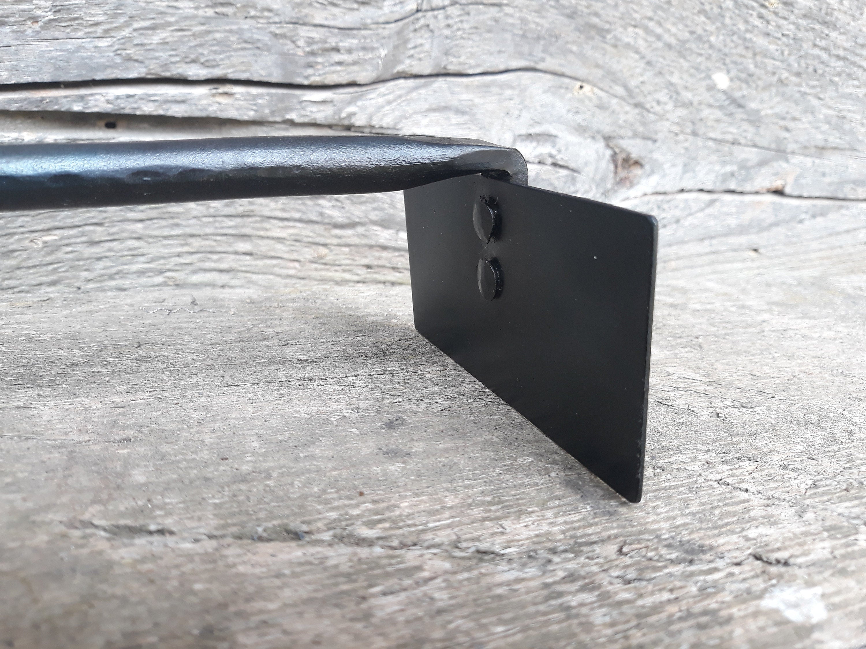 Hand Forged Fireplace Rake – Old West Iron