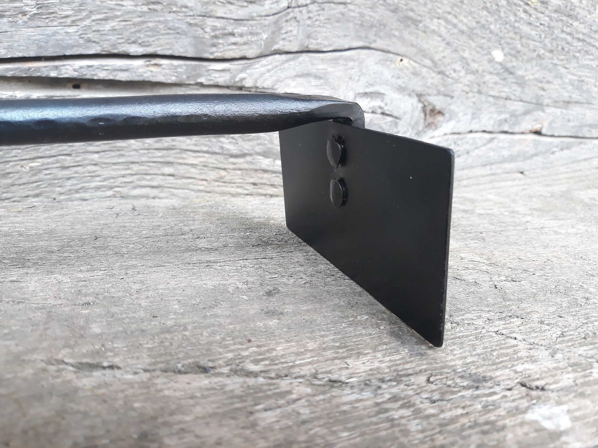 Hand Forged Fireplace Rake – Old West Iron