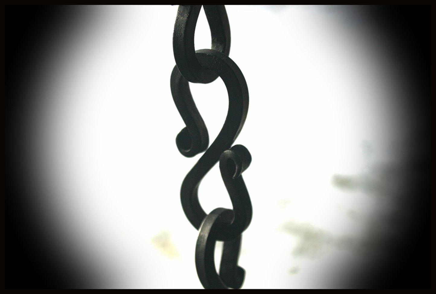 decorative chain hand forged (1/4" square)