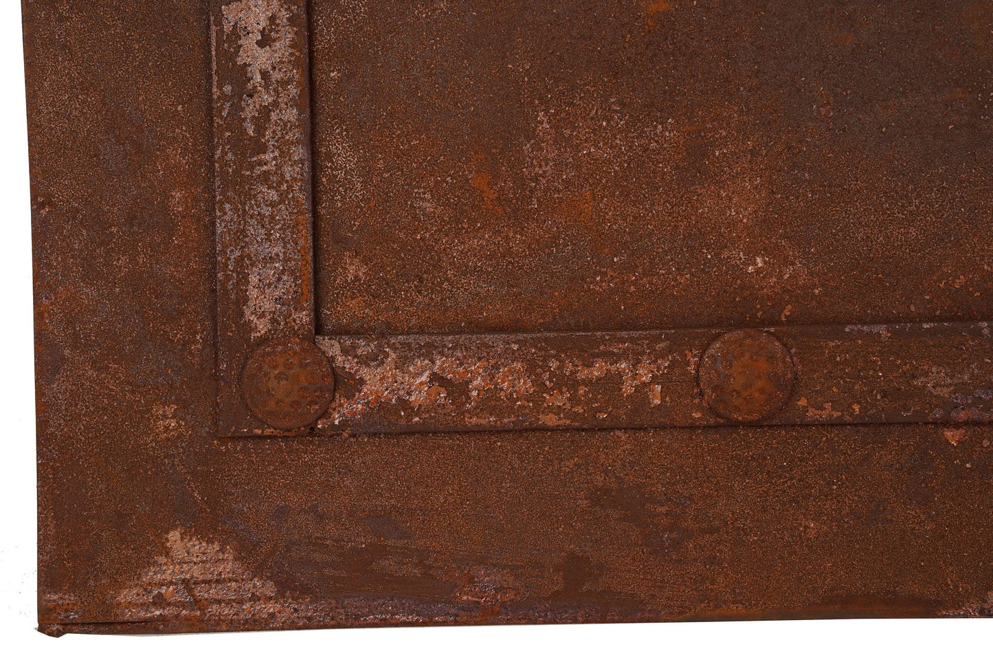 Rustic Iron Hammered Metal Panel 24x24 inches