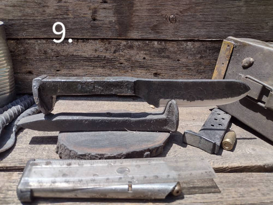 Hand Forged Railroad Spike Knives Collectible Knives Gift