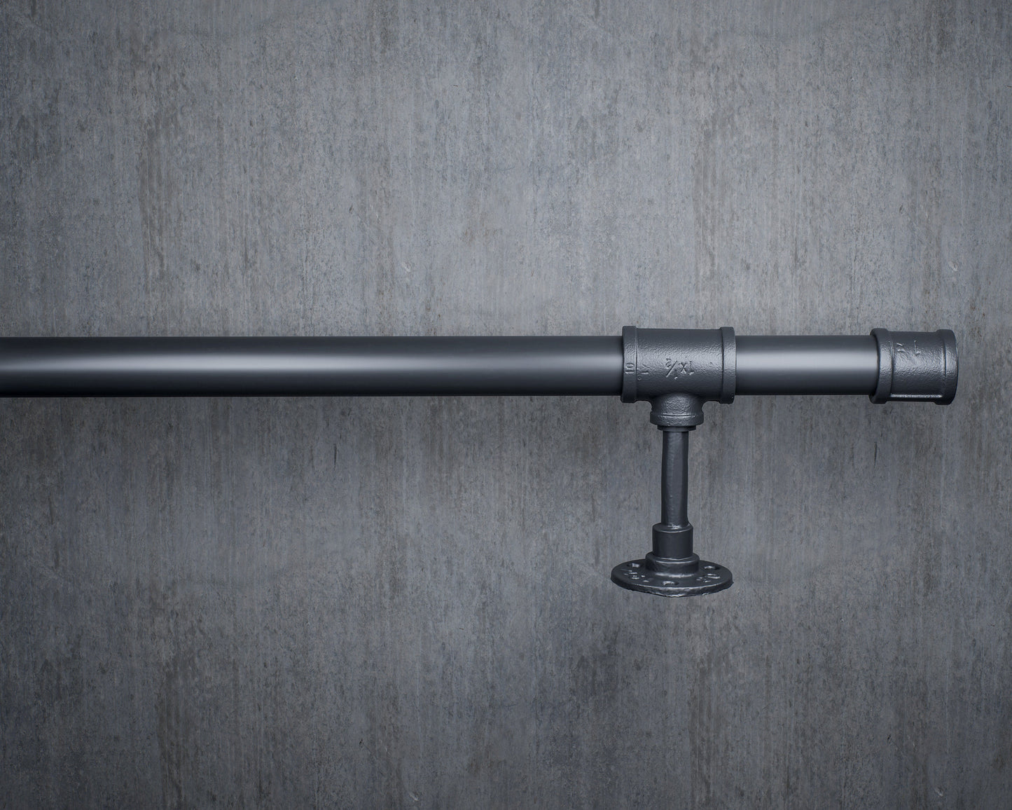 Industrial Black Foot Rail Handrails & Railing Systems Foot Rail