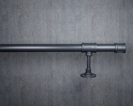 Industrial Black Foot Rail Handrails & Railing Systems Foot Rail
