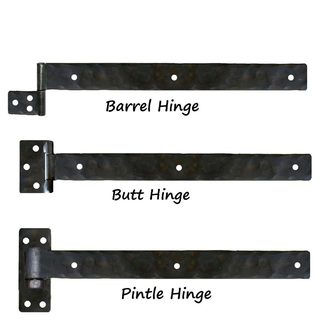 Plain Straight Iron XL Functioning Hinge Strap