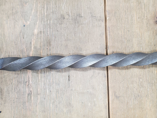 Threaded Twisted Square Bar