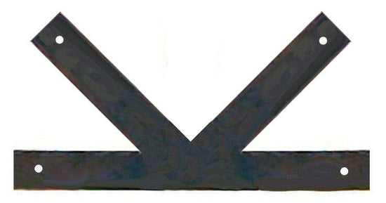 Placa de hierro "K" de hierro liso