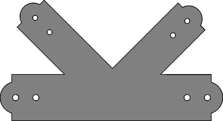 Colonial Iron "K" Plate