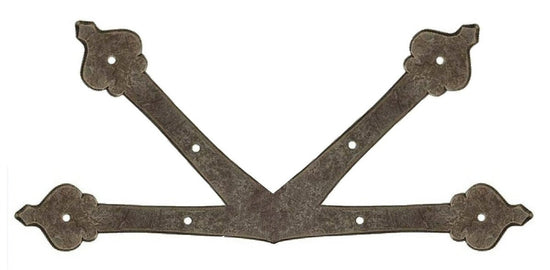 French Country Revival Iron "K" Plate